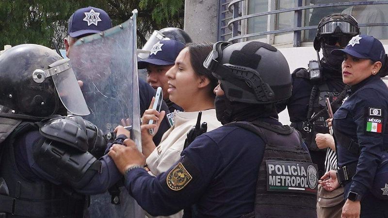 Violento repliegue de productores en Zacatecas
